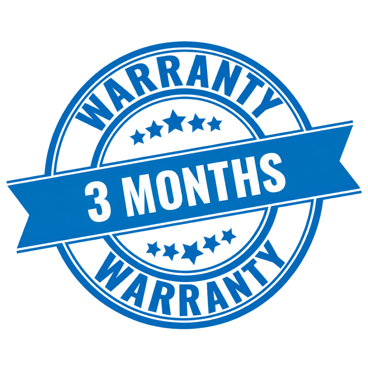 3 Months Warranty Badge